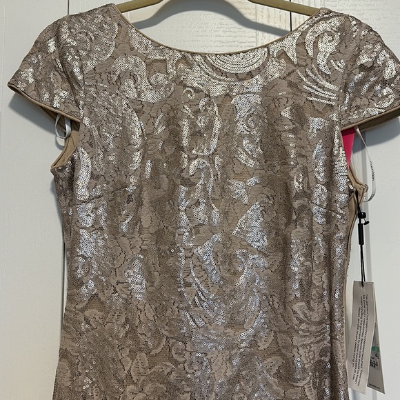 Calvin Klein special occasion dress. Beige, size 8 - Picture 2 of 6